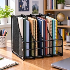 منظم ملفات ومجلدات مكتبي معدني متعدد الأقسام - Image 8